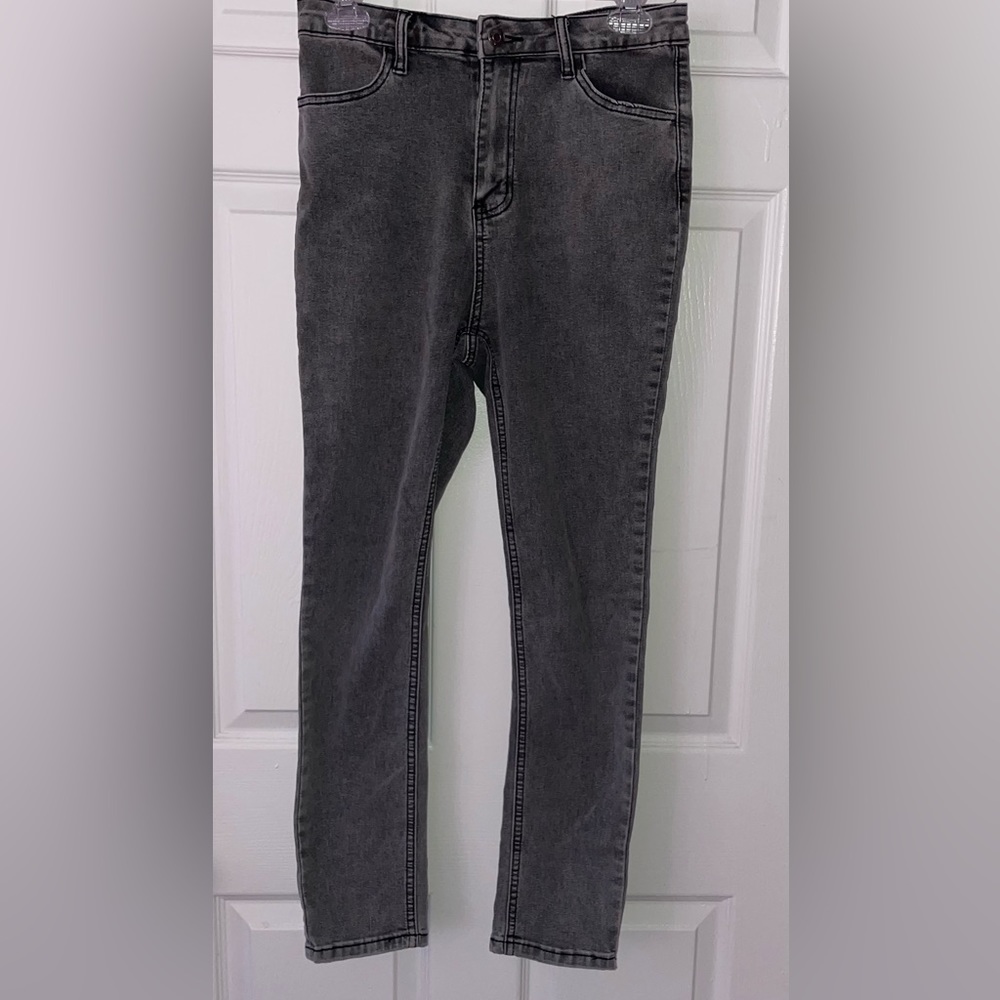 High waist skinny jeans